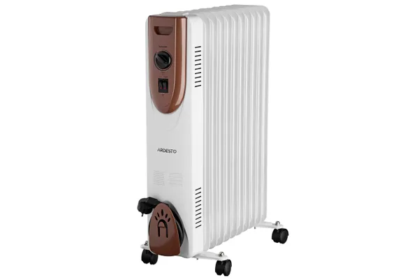 Обігрівач оливний ARDESTO, 25м2, 2500Вт, мех. упр-ння, 11 секцій, білий ціна в Україні