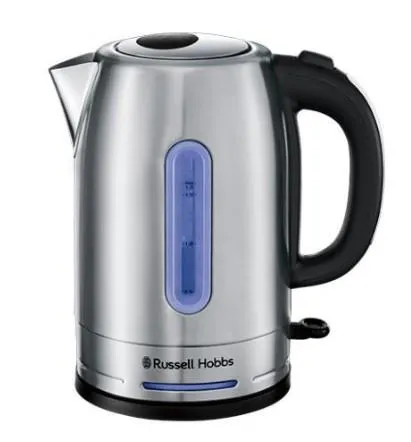 Электрочайник Russell Hobbs Quiet 1,7л, металл, черный