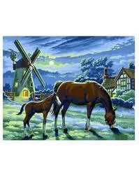 Набір для творчості Sequin Art Painting by numbers Senior Вечірні пасовища 39*30см фото