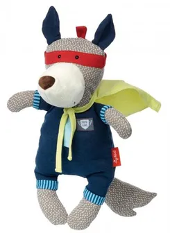 Мягкая игрушка sigikid Papa&Me Волк супергерой 35см фото