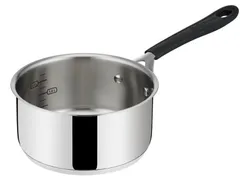 Ківш з кришкою Tefal Jamie Oliver Home Cook, 18см, 2.2л, нержавіюча сталь, силікон, скло фото