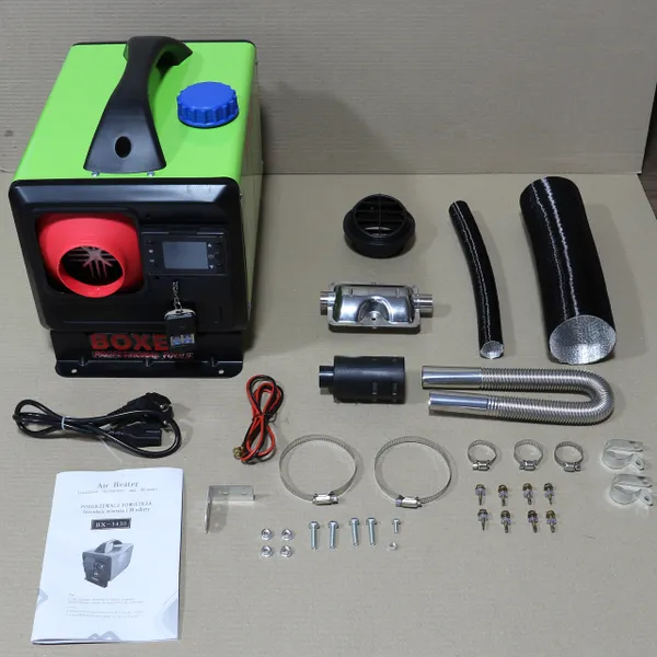 Обогреватель на солярке 12/24/220В, 12 кВт Boxer BX-3431 с пультом Webasto дизельный обогреватель