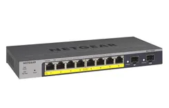 Коммутатор NETGEAR GS110TP 8xGE PoE, 2xSFP, 55Вт, Управляемый L2 фото