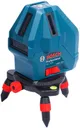 Нiвелiр лазерний BOSCH GLL 5-50X, до 50м, , ±0.2мм/м, 3 проміня, сумка, перехiдник до штативу ціна в Україні