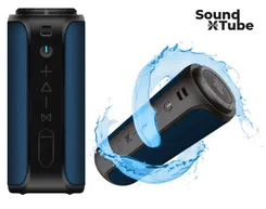 Акустична система 2E SoundXTube TWS, MP3, Wireless, Waterproof Blue фото