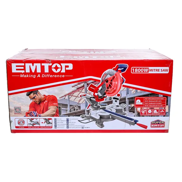 Заказать Пила торцовочная EMTOP EMSW2180017 с доставкой