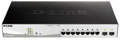 Коммутатор D-Link DGS-1210-10MP 8xGE PoE, 2xSFP, 130Вт фото