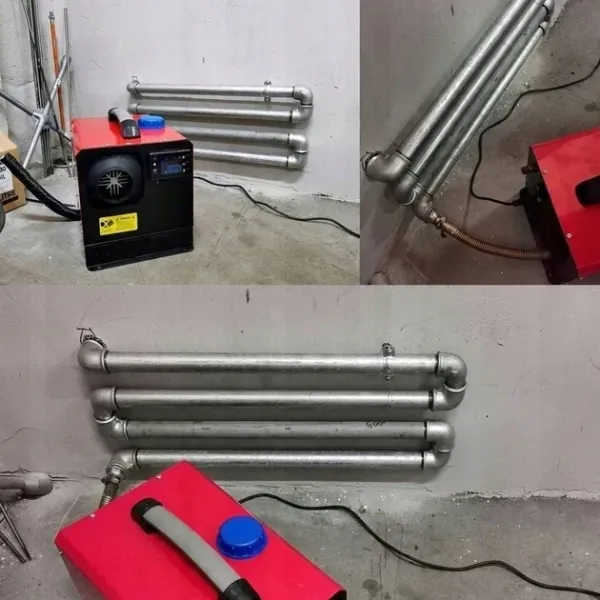 Заказать Обогреватель на солярке 12/24/220В, 9 кВт Golden Tools с пультом Webasto дизельный обогреватель с доставкой