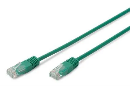 Патч-корд DIGITUS CAT 5e UTP, 2м, AWG 26/7, Cu, PVC, зелений