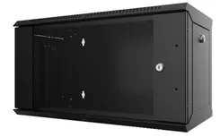 Шафа MIRSAN 19", 7U, WTC, 565x450 мм, максимально 80 кг, чорна фото