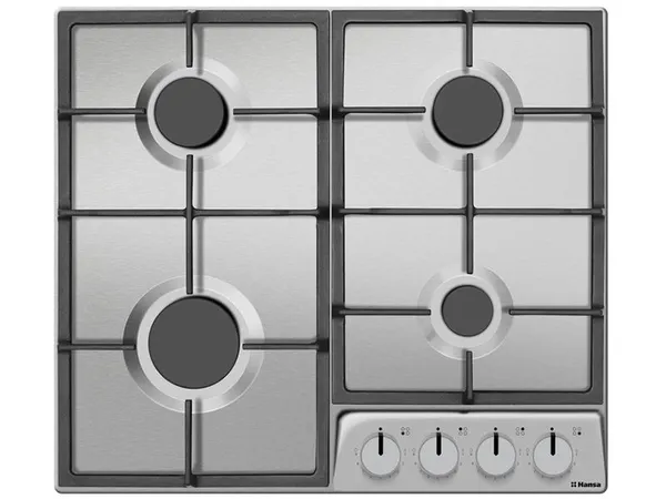 Варочная поверхность Hansa газовая, 59см, чугун, нерж