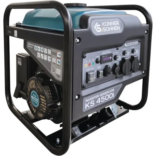 Генератор бензиновый инверторный Konner&Sohnen KS 4500i, 230В, 4.5кВт, ручной стартер, 33кг цена в Украине