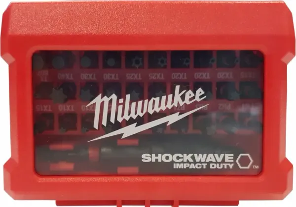 Набор бит Milwaukee Shockwave 32 шт фото №1