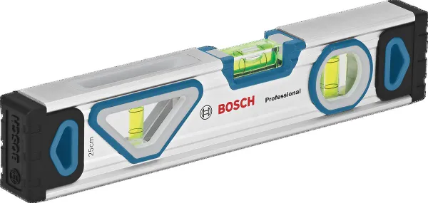 Рівень Bosch, 25см, 3 капсули, алюмінієвий корпус