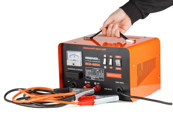 Замовити Пуско-зарядний пристрій 12/24 В, 300 А/г Rebiner RCD-350A з доставкою