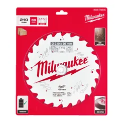 Диск пиляльний PFTE MILWAUKEE, діаметр 210х30х1,9 мм, 24 зуб. фото