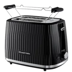 Тостер  Russell Hobbs Eden 800Вт, пластик, подогрев,разморозка, чорный фото