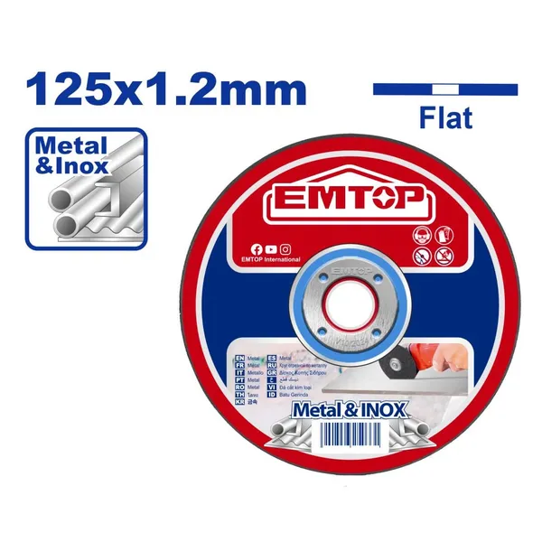 Відрізний диск EMTOP EACD121251, 125х1.2 мм
