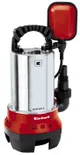 Насос дренажний Einhell GC-DP 6315 N 630 Вт, 17000 л/г, вис. 8 м, глиб. 5 м, корпус нерж, 5.5 кг