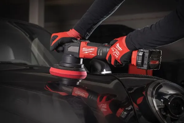 Машина полірувальна ексцентрикова акумуляторна MILWAUKEE, M18 FUEL FROP21-0X, O150мм, (HD кейс) с доставкой