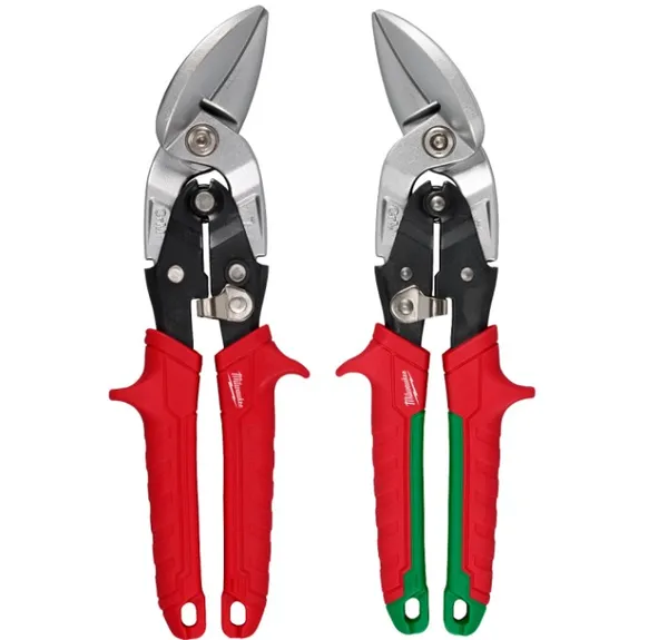 Набір ножиць по металу MILWAUKEE, (2шт) (правий / лівий різ) цена в Украине