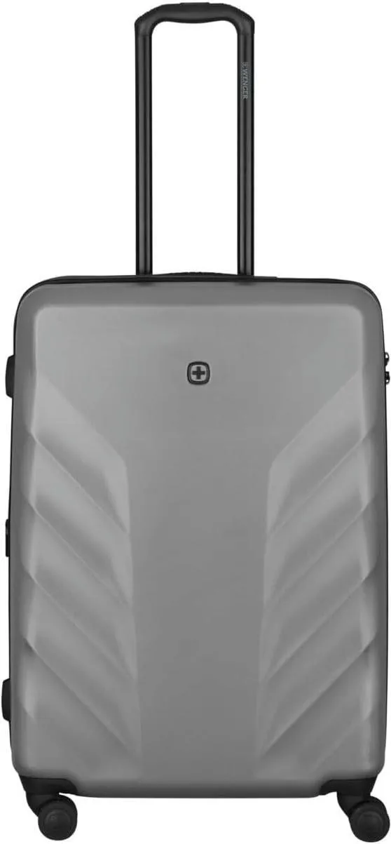 Чемодан Wenger, Motion, средний, пластик, 4 колеса, серый