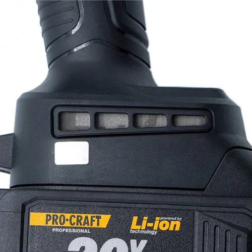 Акумуляторна болгарка безщіткова (125 мм, 20 В) Procraft PGA-20 (акумуляторна шліфмашина кутова) відгуки