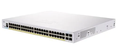 Коммутатор Cisco CBS250 48xGE, PoE, 4x10G SFP+, Smart