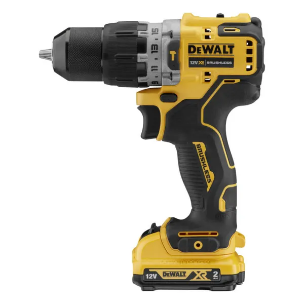 Дрель-шуруповерт ударная DeWalt бесщеточная XR Li-Ion 12В акб 2х2А·час 57.5Нм 425-1500об·мин патрон 10мм ЗП кейс 0.96кг купить в Украине